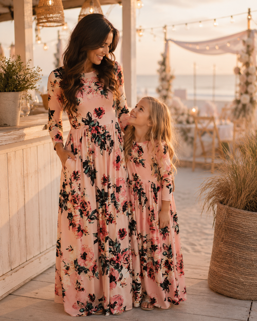 Luna-Chá Together in Bloom™ - Koop moeder en dochter jurk samen en krijg dochter jurk GRATIS.